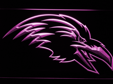Baltimore Ravens 1996-1998 Raven Head LED Neon Sign